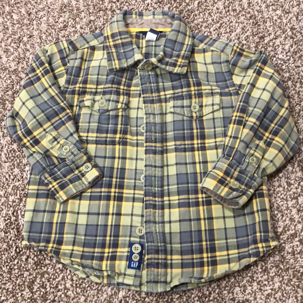 Baby Gap Plaid Button Up